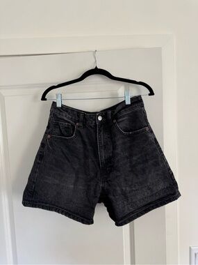 Zara Black High Waisted Shorts